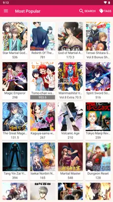 Manga Reader - Comic Reader android App screenshot 0